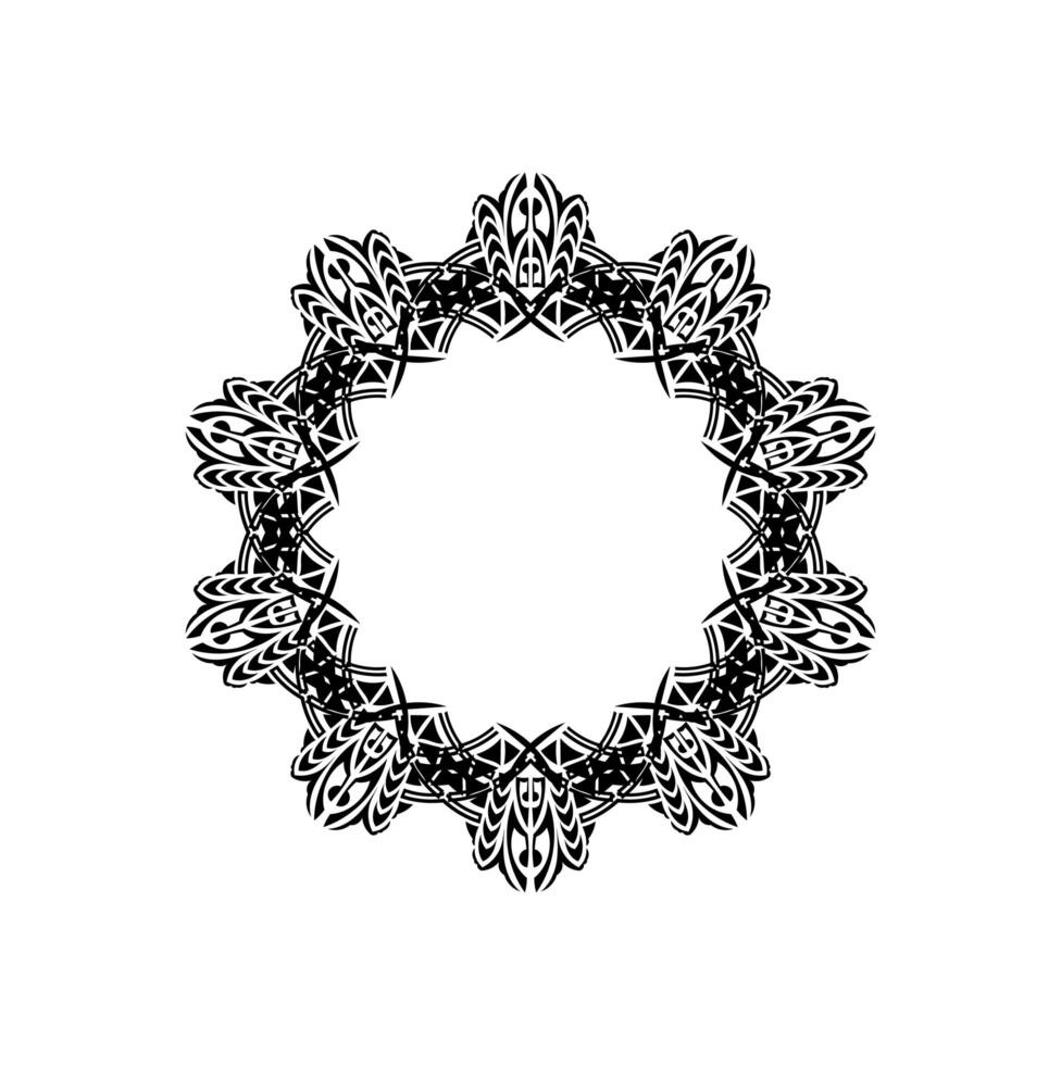 Polynesian ornament tattoo desing vector