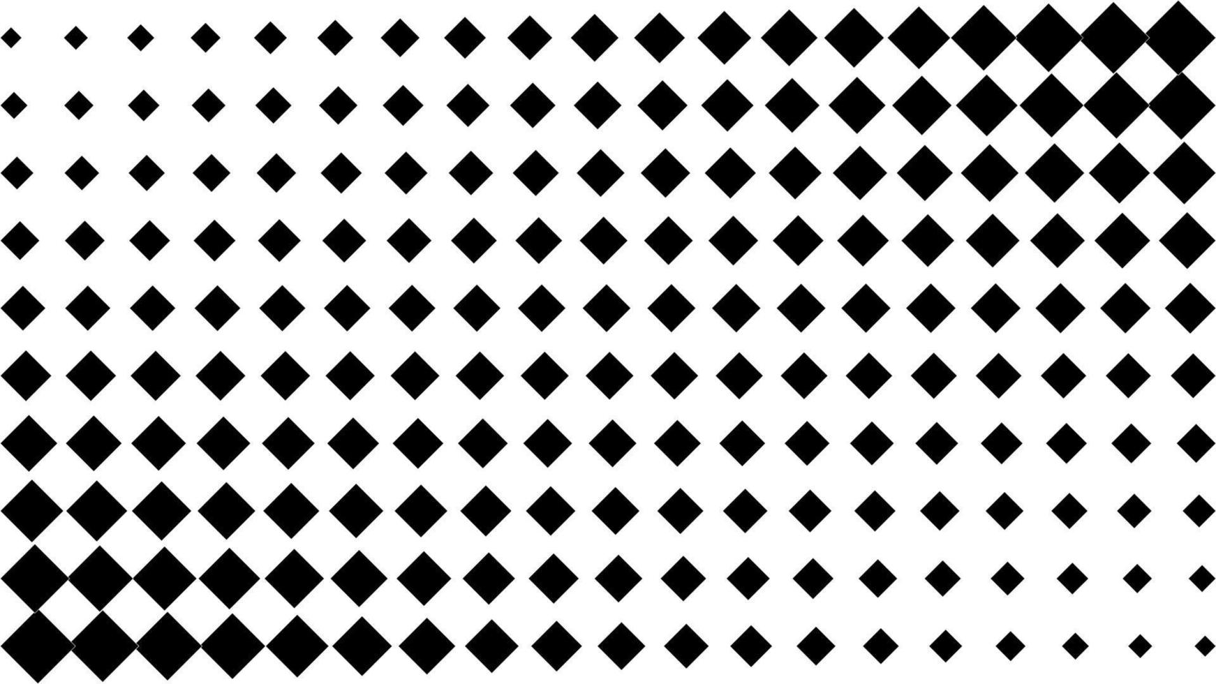 The diamond pattern halftones on white background vector