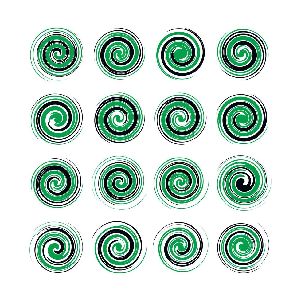 Abstract Twister Shape Vector Set