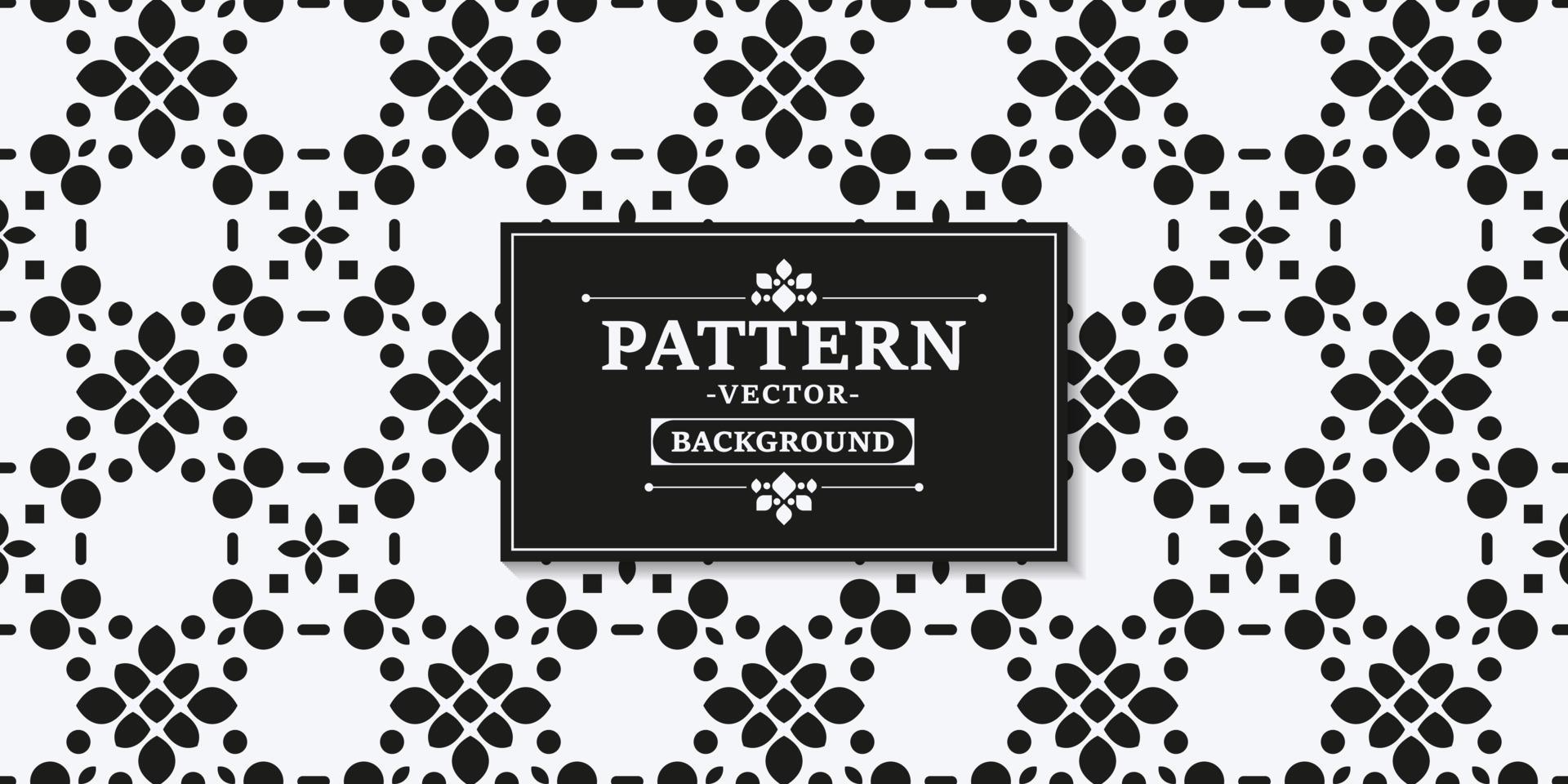 Flat abstract circle line pattern vector