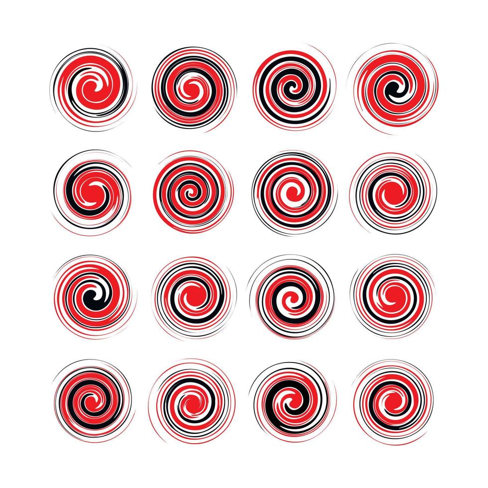 Abstract Twister Design Element vector