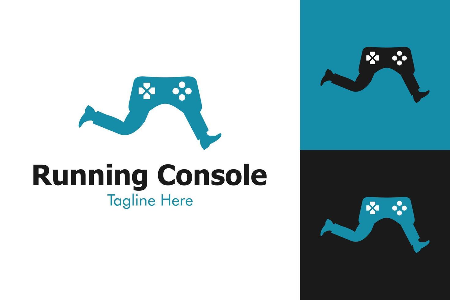 Illustration Vector Graphic of Running Game Console Logo. Perfect to use for Technology Company