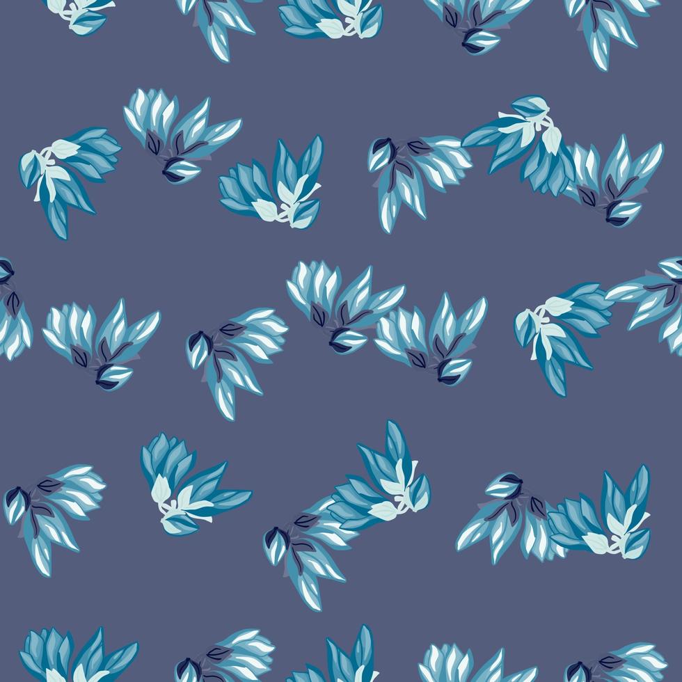 Magnolia seamless pattern. Romantic flower background. vector