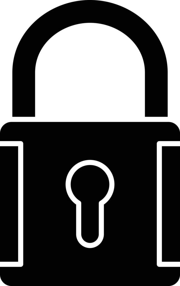 Padlock Icon Style vector