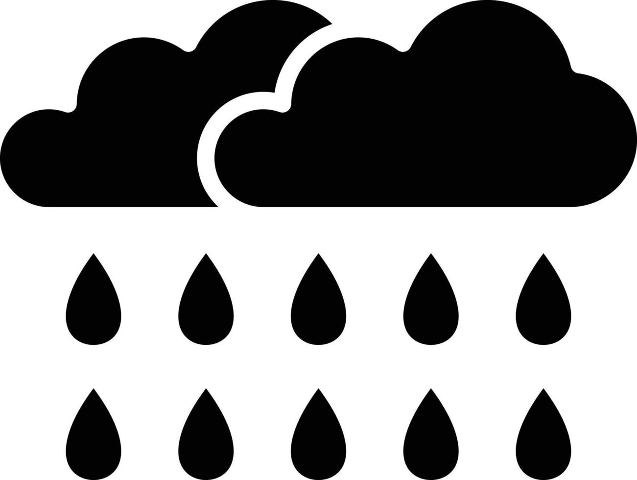 Rainy Icon Style vector