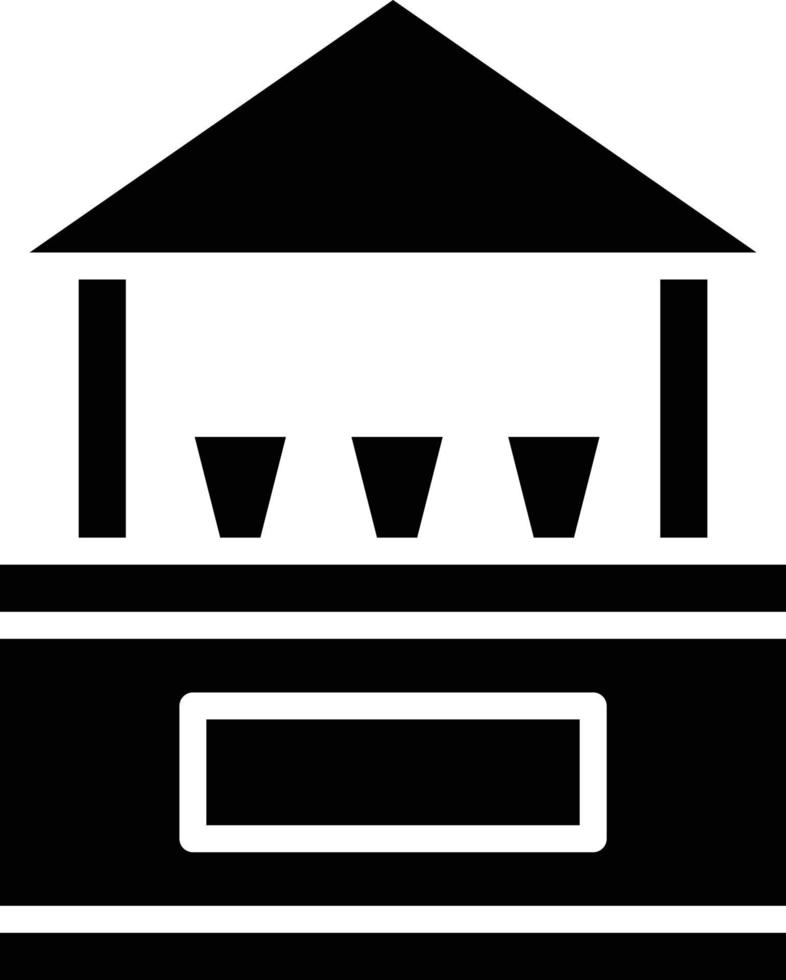 Drinks Stall Icon Style vector