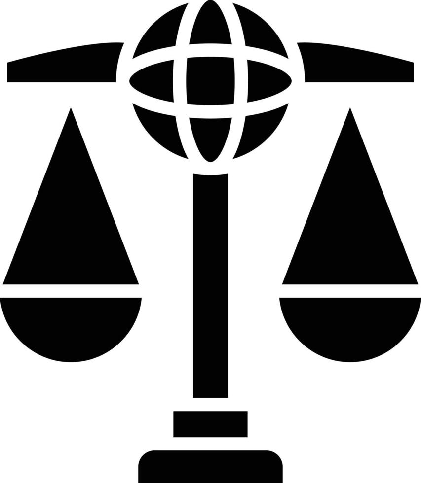 Global Law Icon Style vector