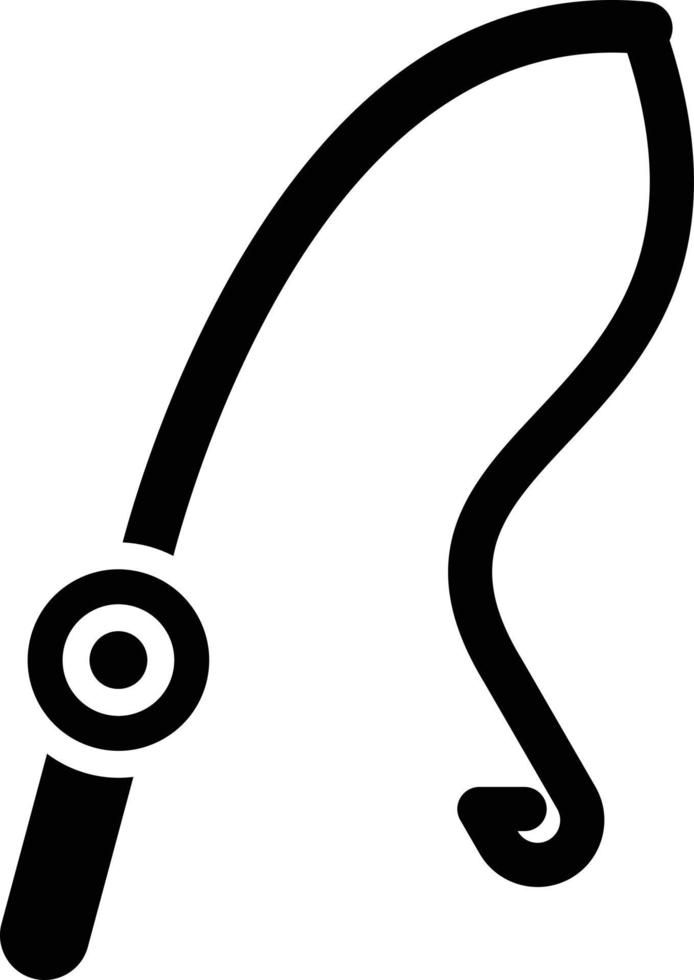 Fishing Rod Icon Style vector