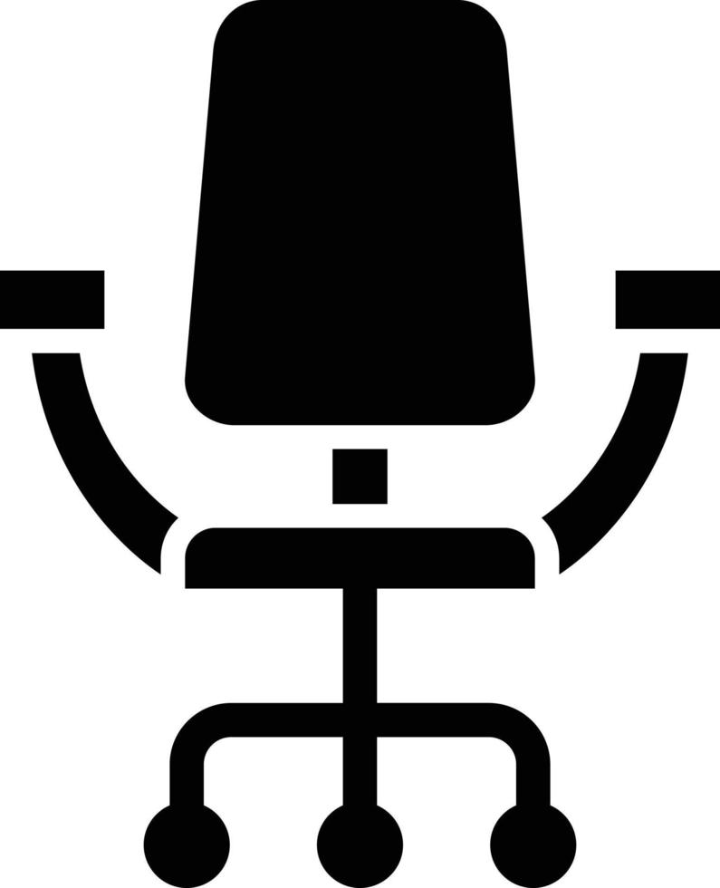 Office Chair Icon Style vector