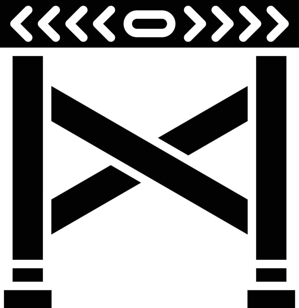 Police Line Icon Style vector