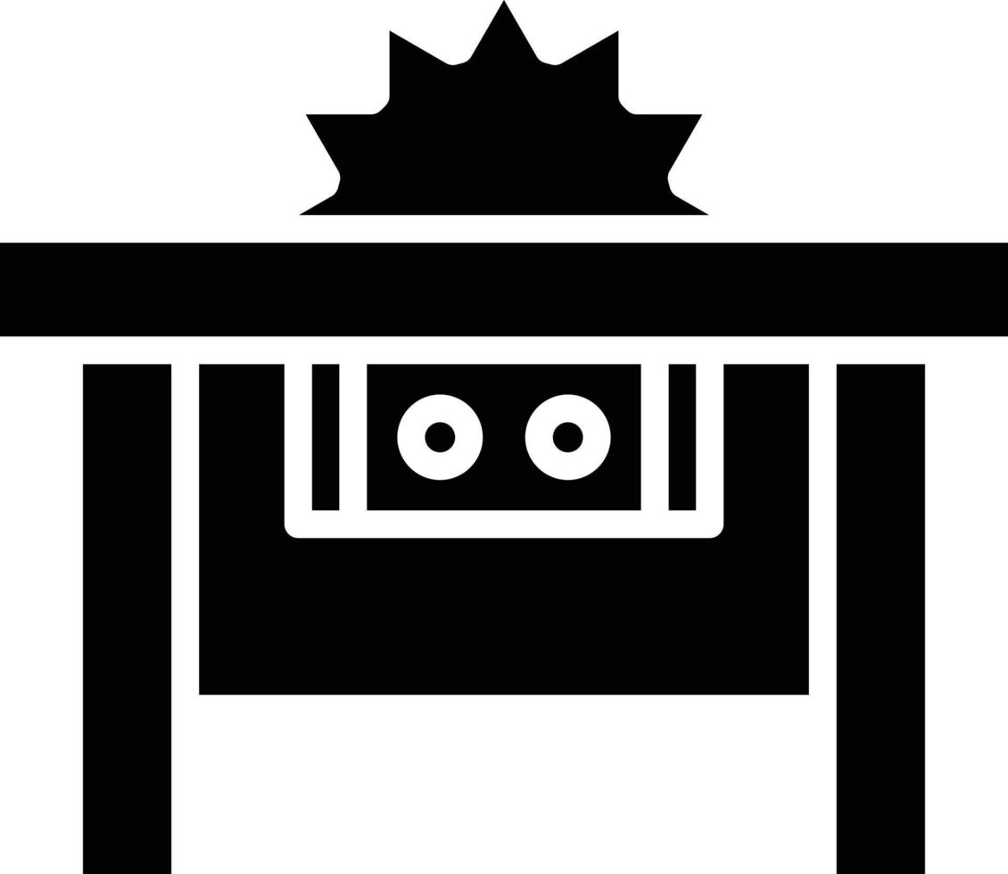 Table Saw Icon Style vector