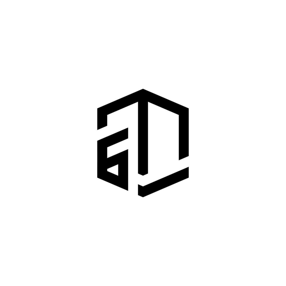 GM initial letter logo design vector