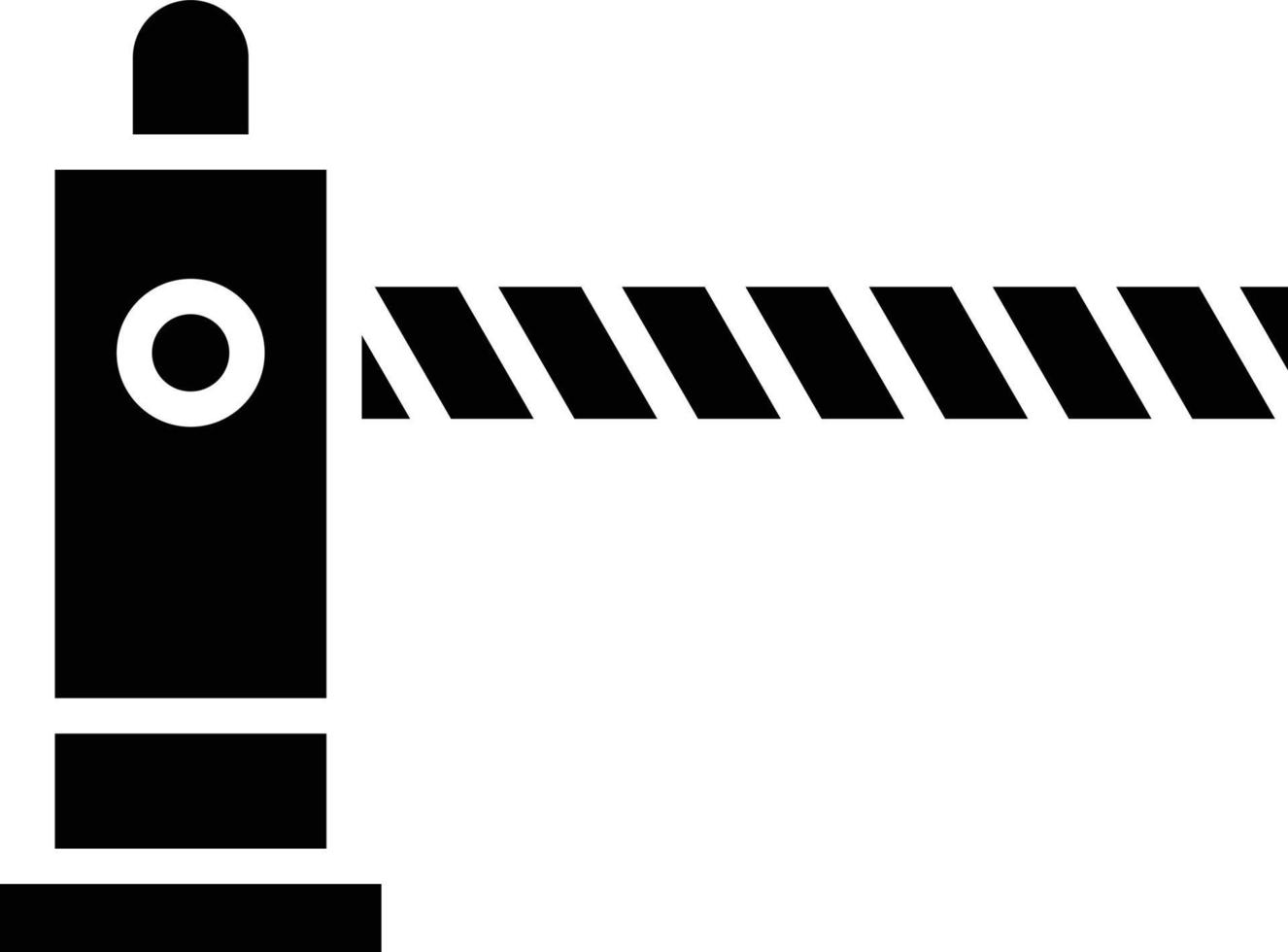 Road Barrier Icon Style vector
