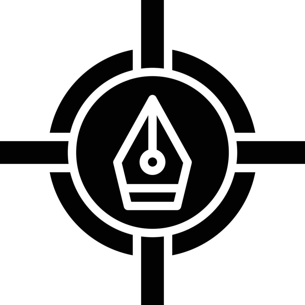 Target Icon Style vector