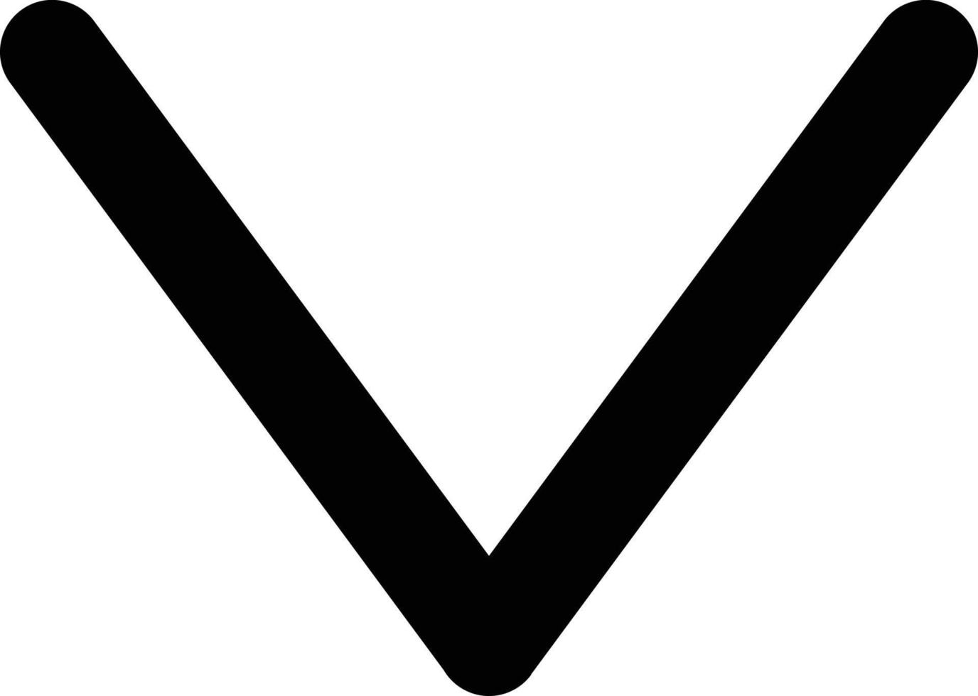 Down Chevron Icon Style vector