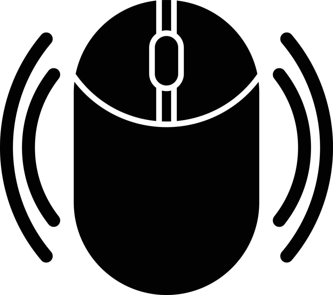Wireless Mouse Icon Style vector