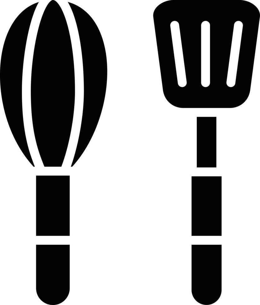 Cooking Utensils Icon Style vector