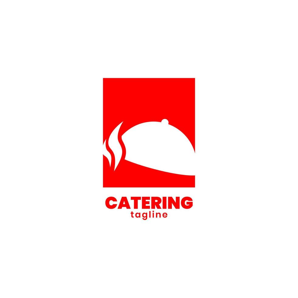 vector de diseño de logotipo de comida de catering