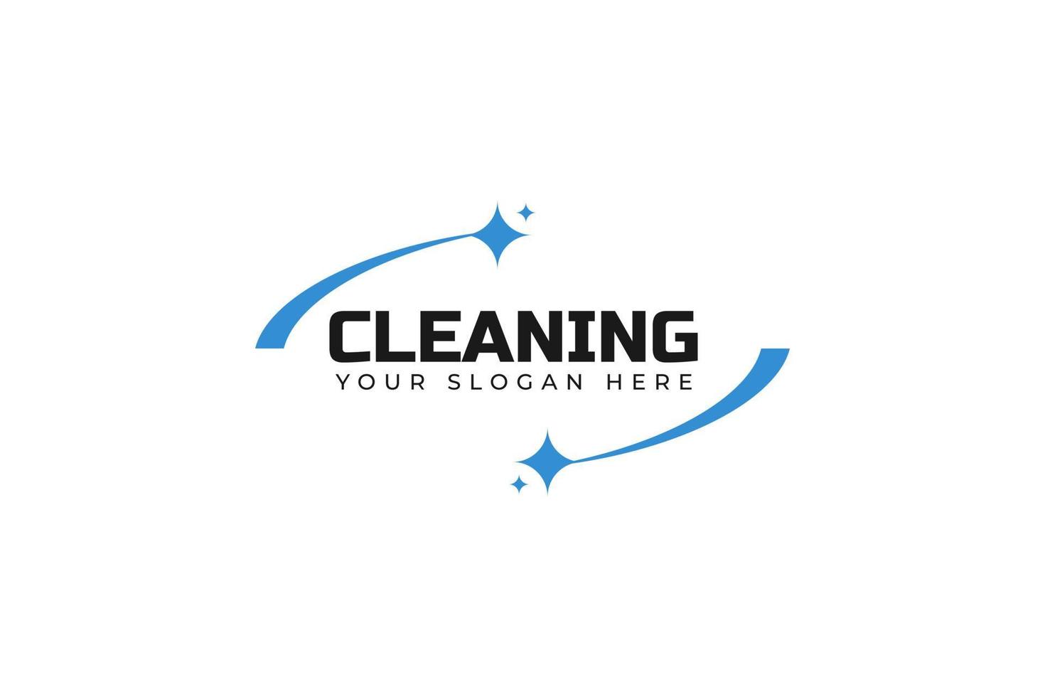 Cleaning logo design vector