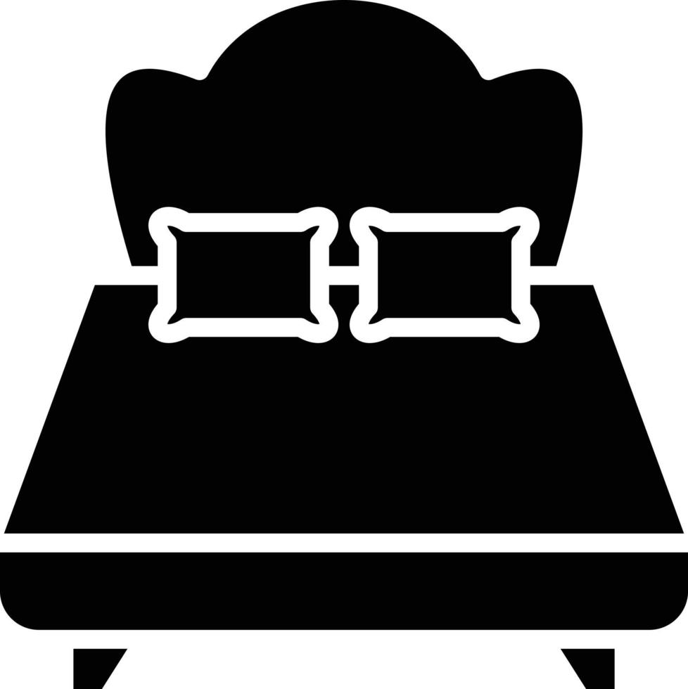 Double Bed Icon Style vector