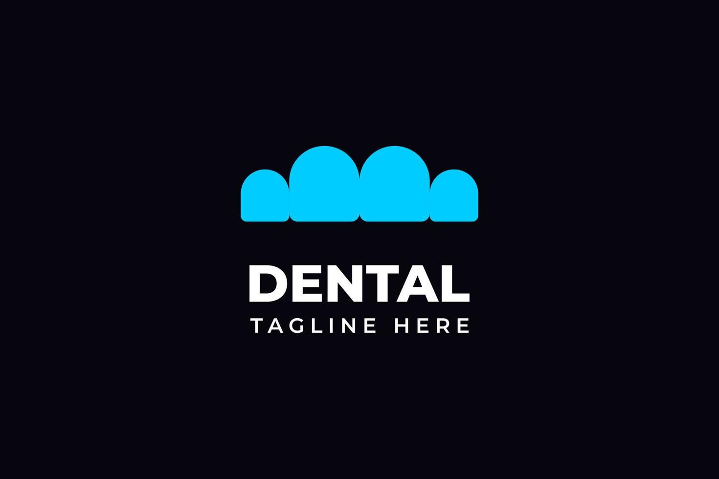 vector de diseño de logotipo de cuidado dental