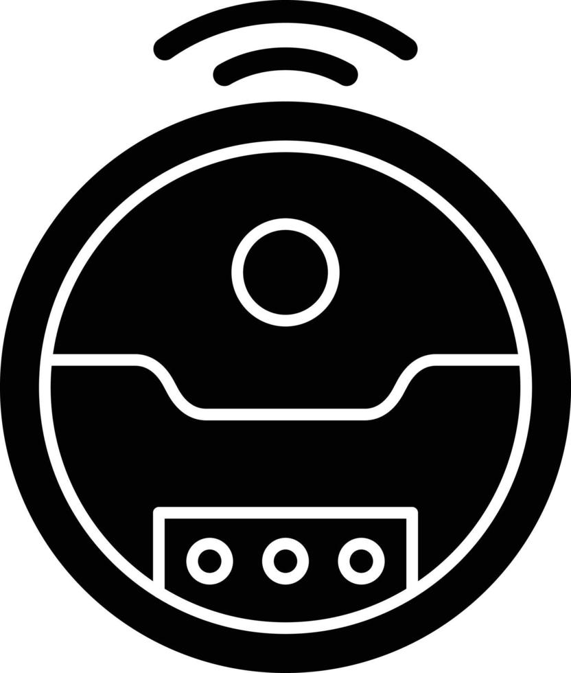 Robotic Vaccum Icon Style vector