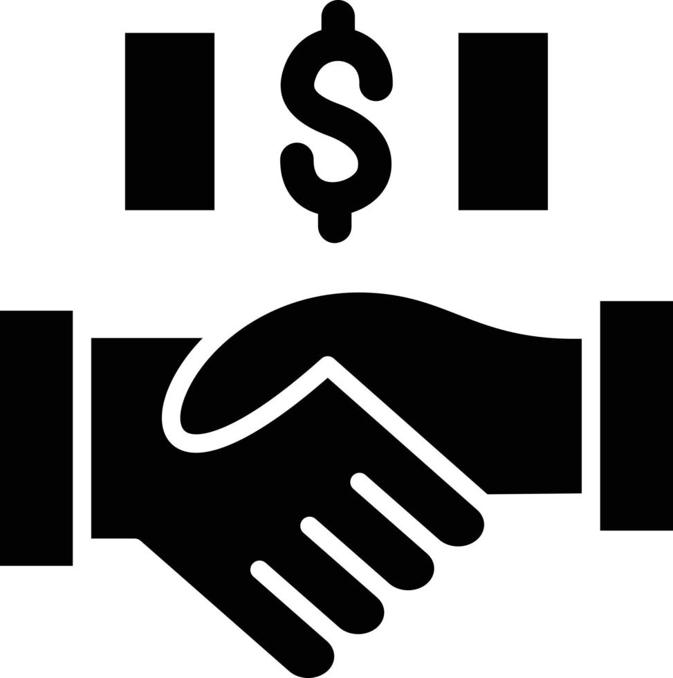 Deal Icon Style vector