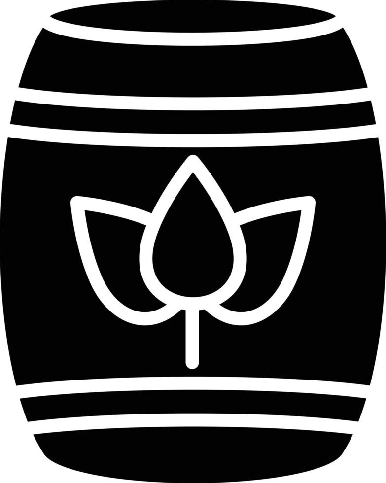 Eco Barrel Icon Style vector