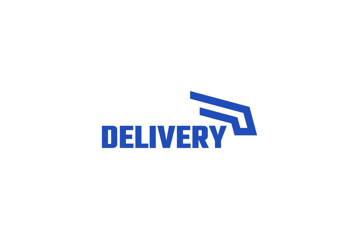 Delivery logo design vector