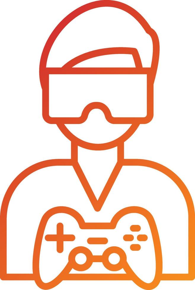 Virtual Reality Icon Style vector
