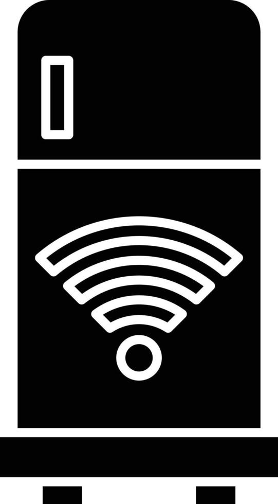 Smart Fridge Icon Style vector