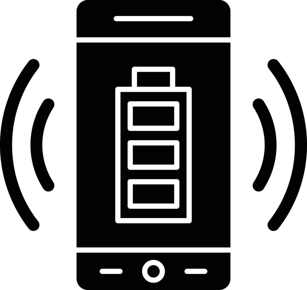 Wireless Charging Icon Style vector