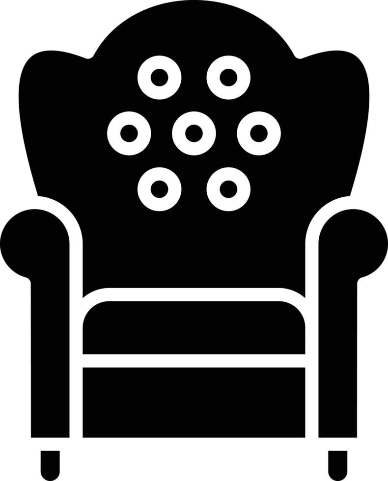 Armchair Icon Style vector
