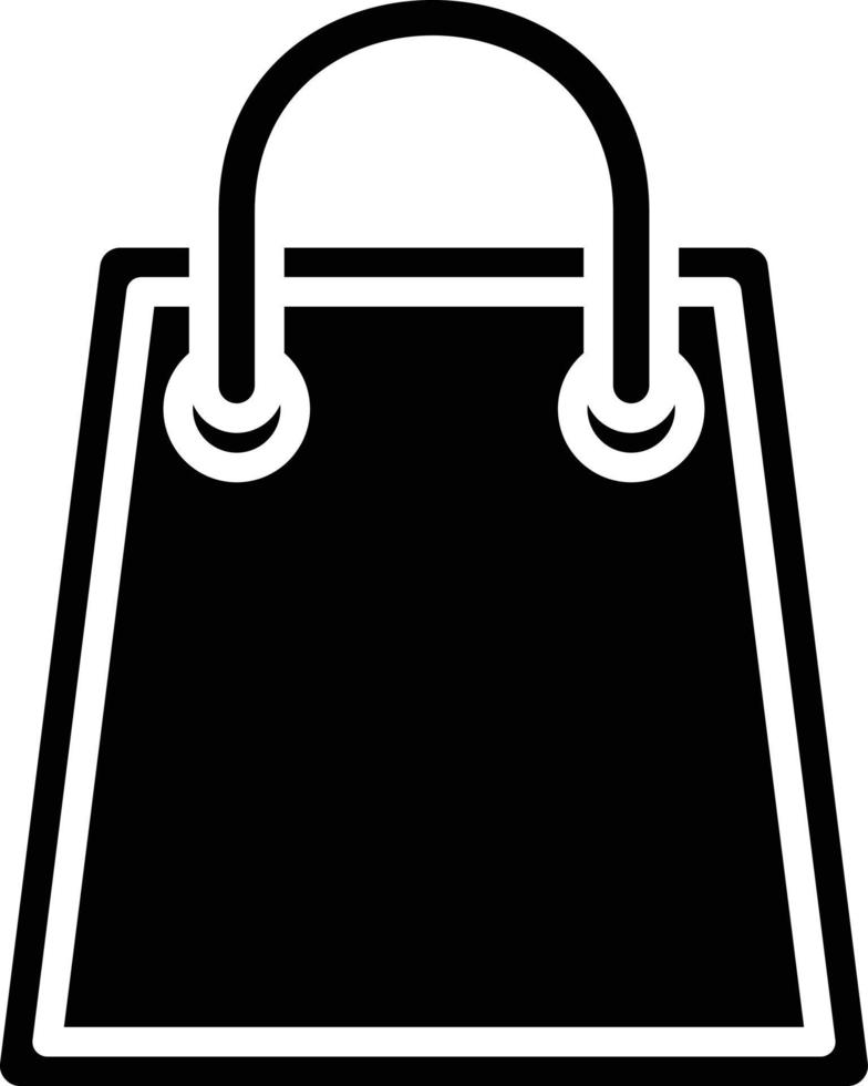 Shopping Bag Icon Style vector
