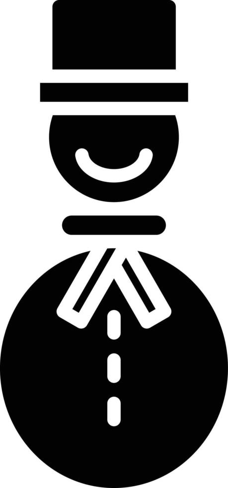 Snowman Icon Style vector