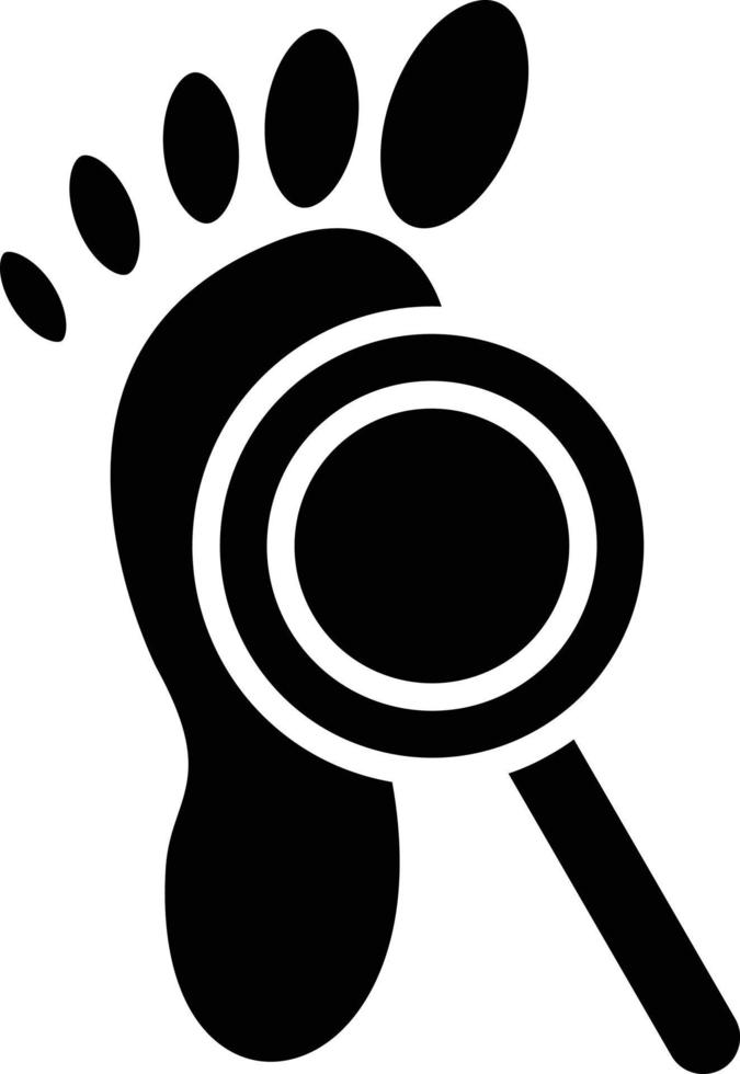 Footprint Icon Style vector