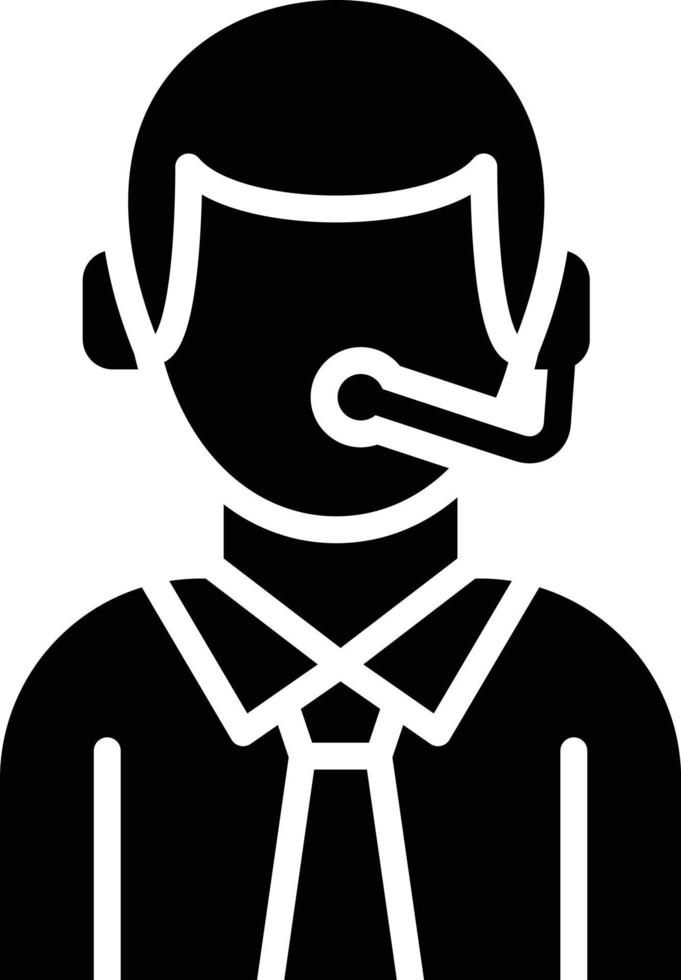 Telemarketer Icon Style vector