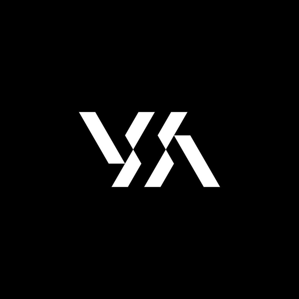 WM or W M letter logotype vector