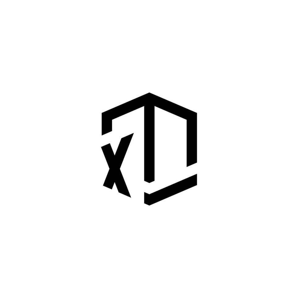 XM initial letter logo design vector