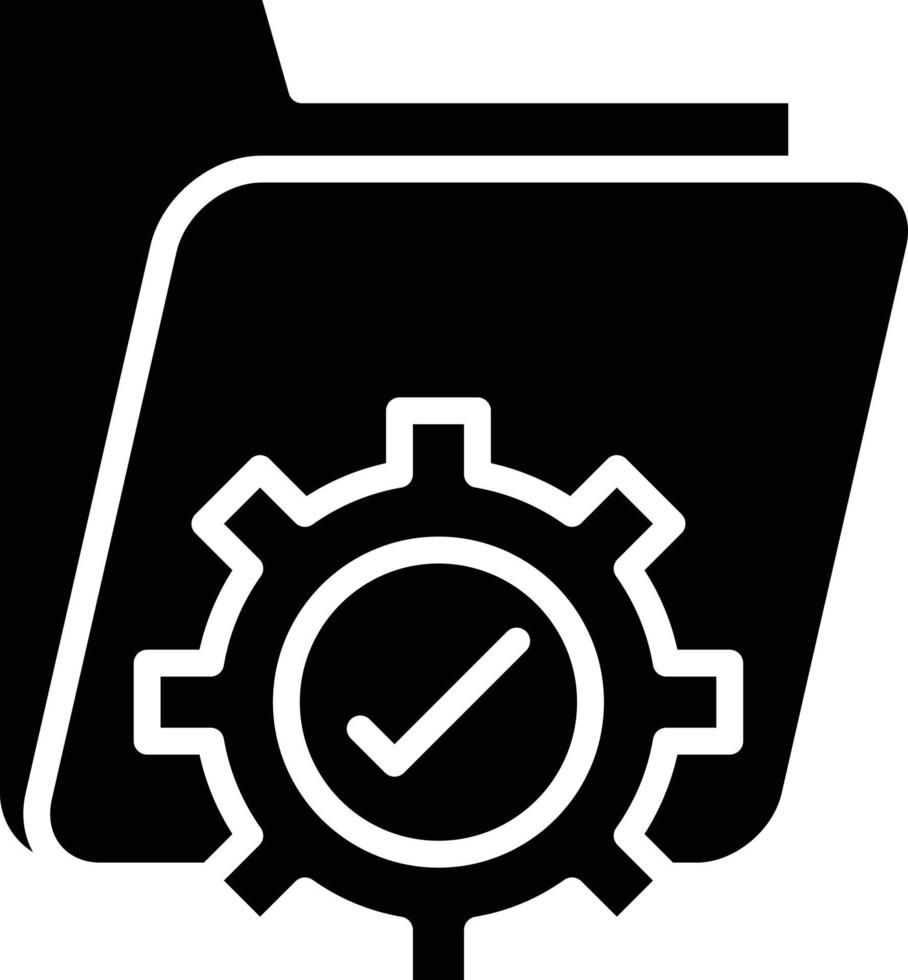 Data Management Icon Style vector