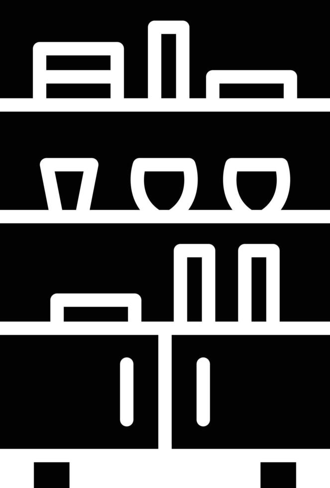 Shelves Icon Style vector