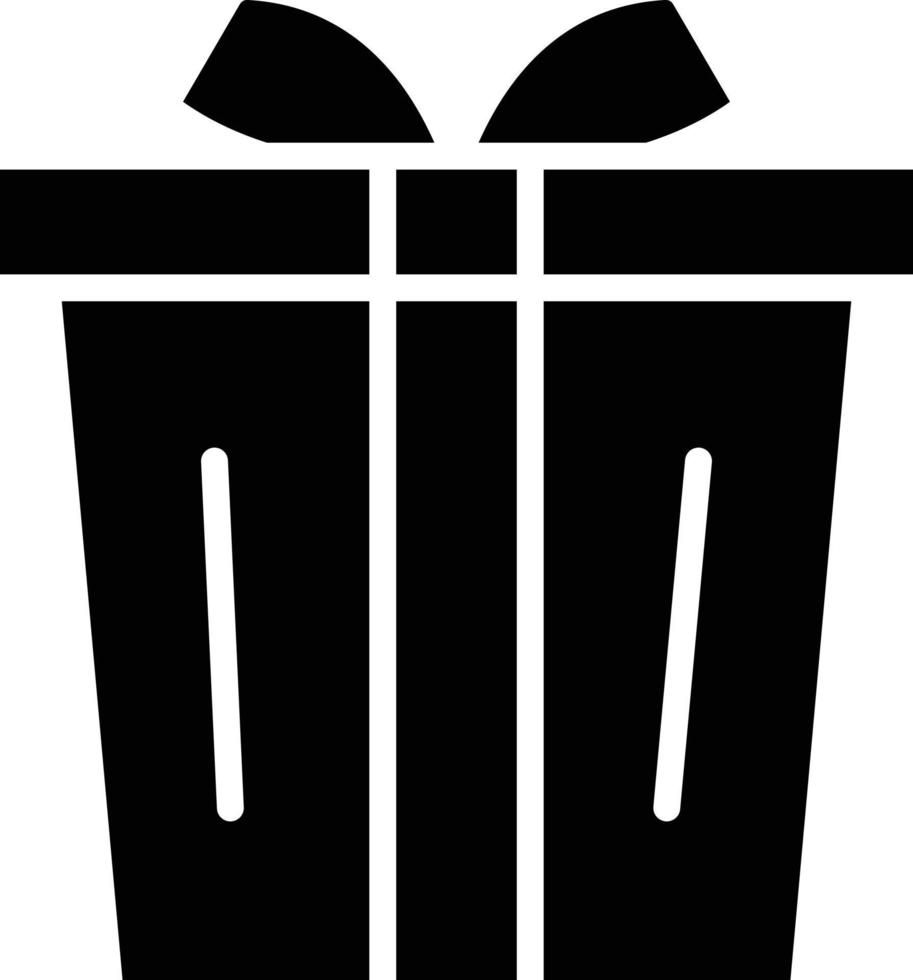 Gift Box Icon Style vector