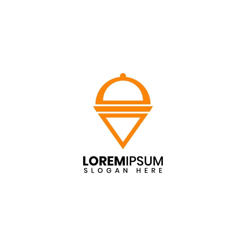 Food service logo design vector