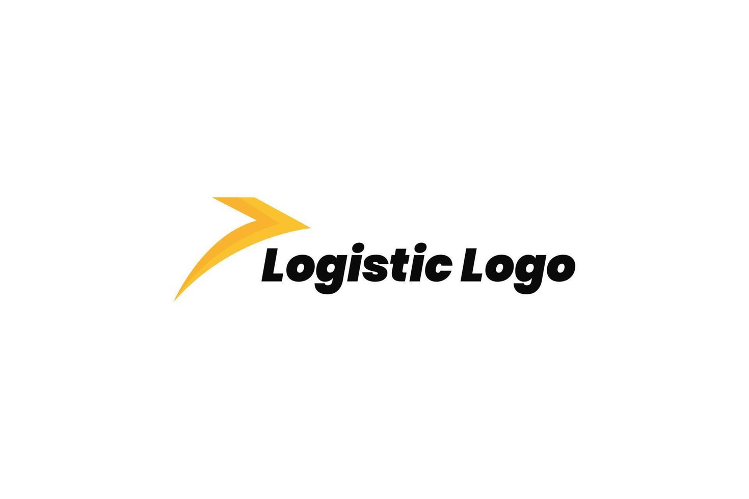 Logistic logo design vector