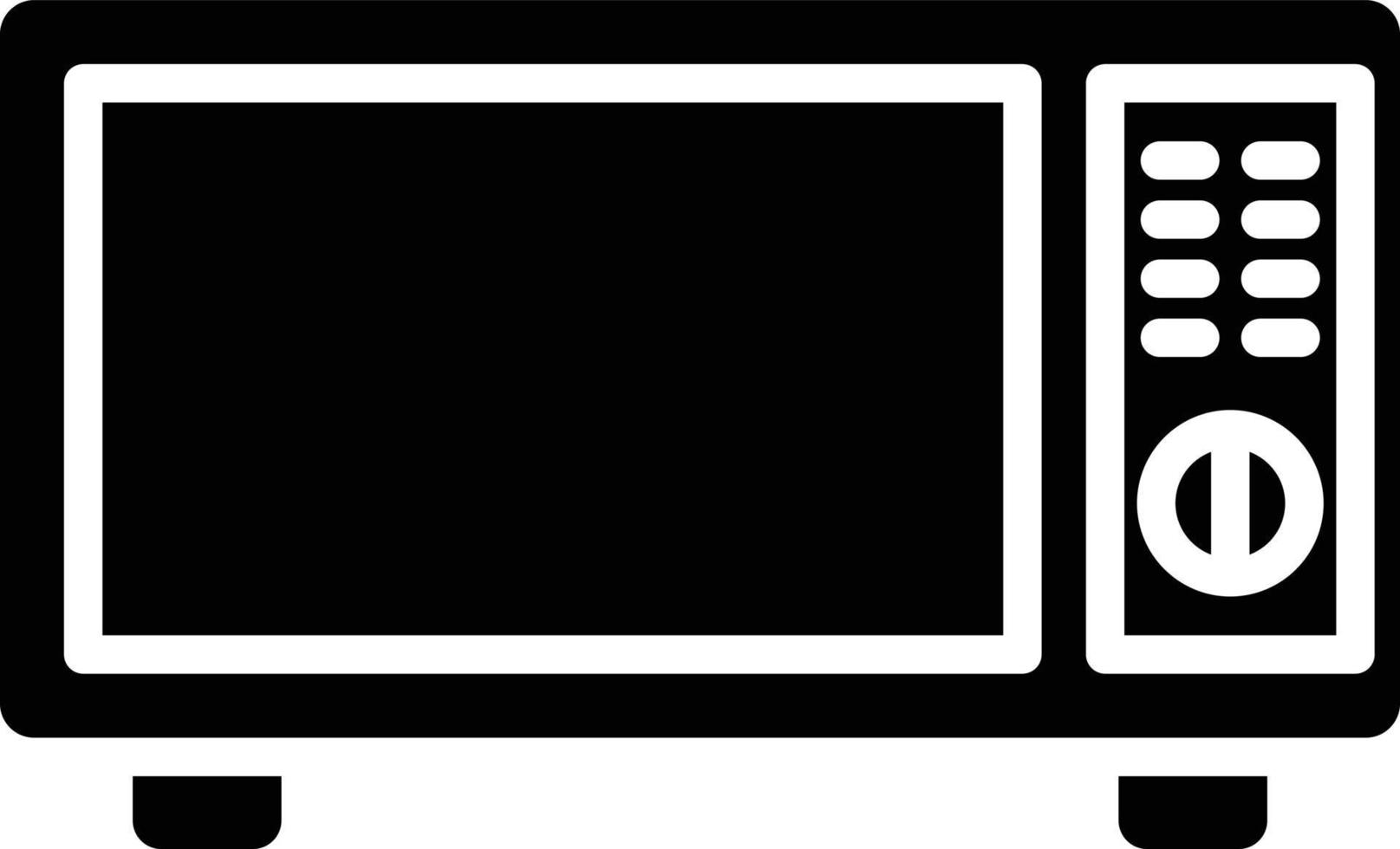 Microwave Icon Style vector