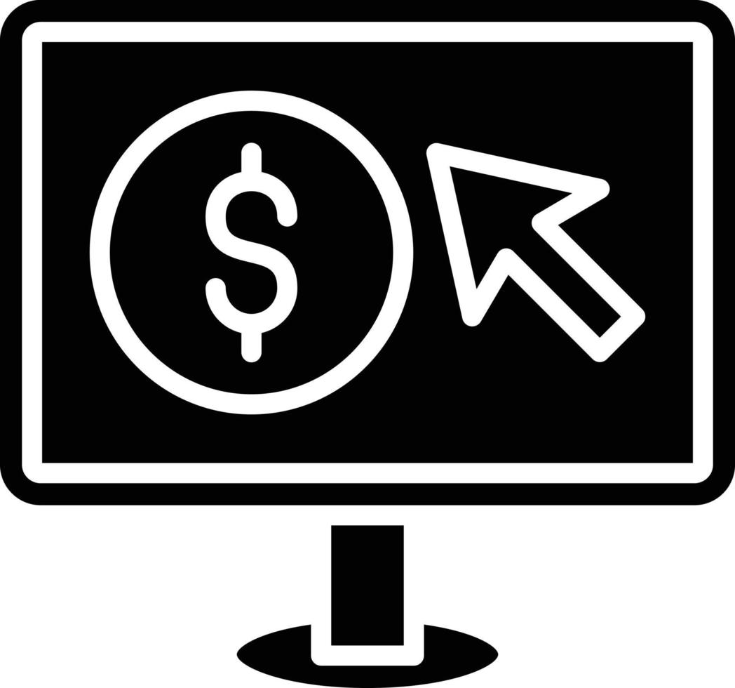 Pay Per Click Icon Style vector