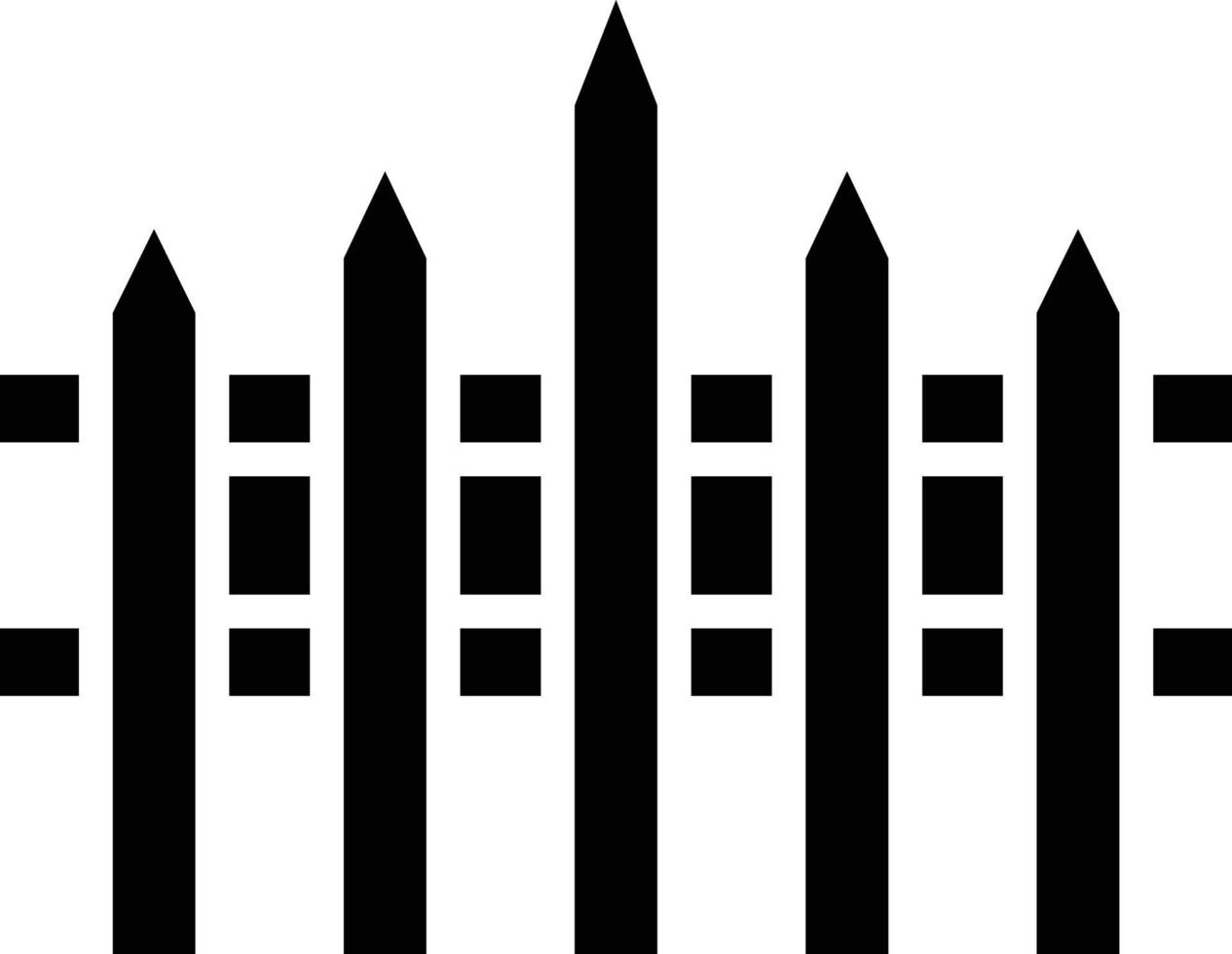 Fence Icon Style vector