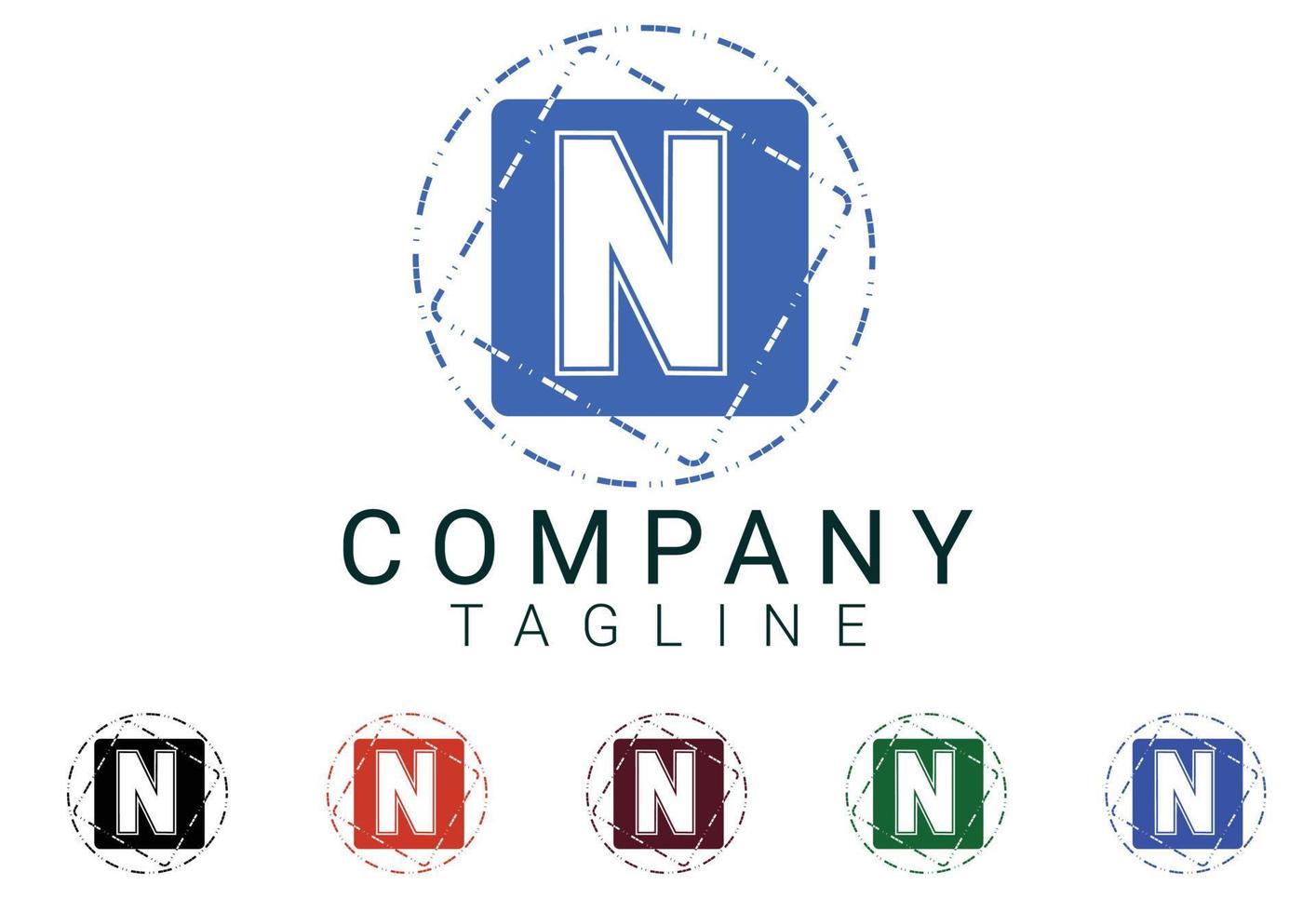 N letter new logo and icon design vector