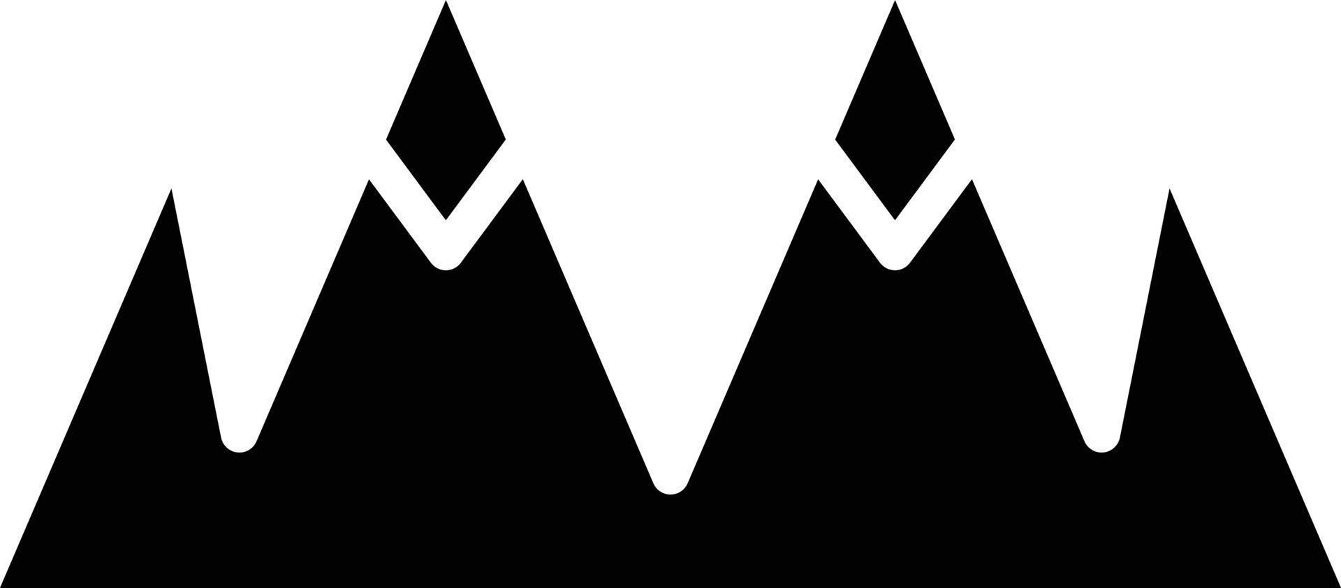Mountains Icon Style vector