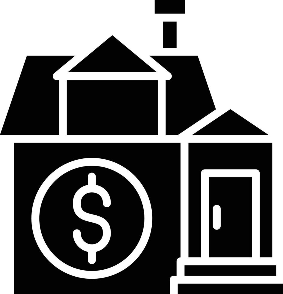 House Loan Icon Style vector